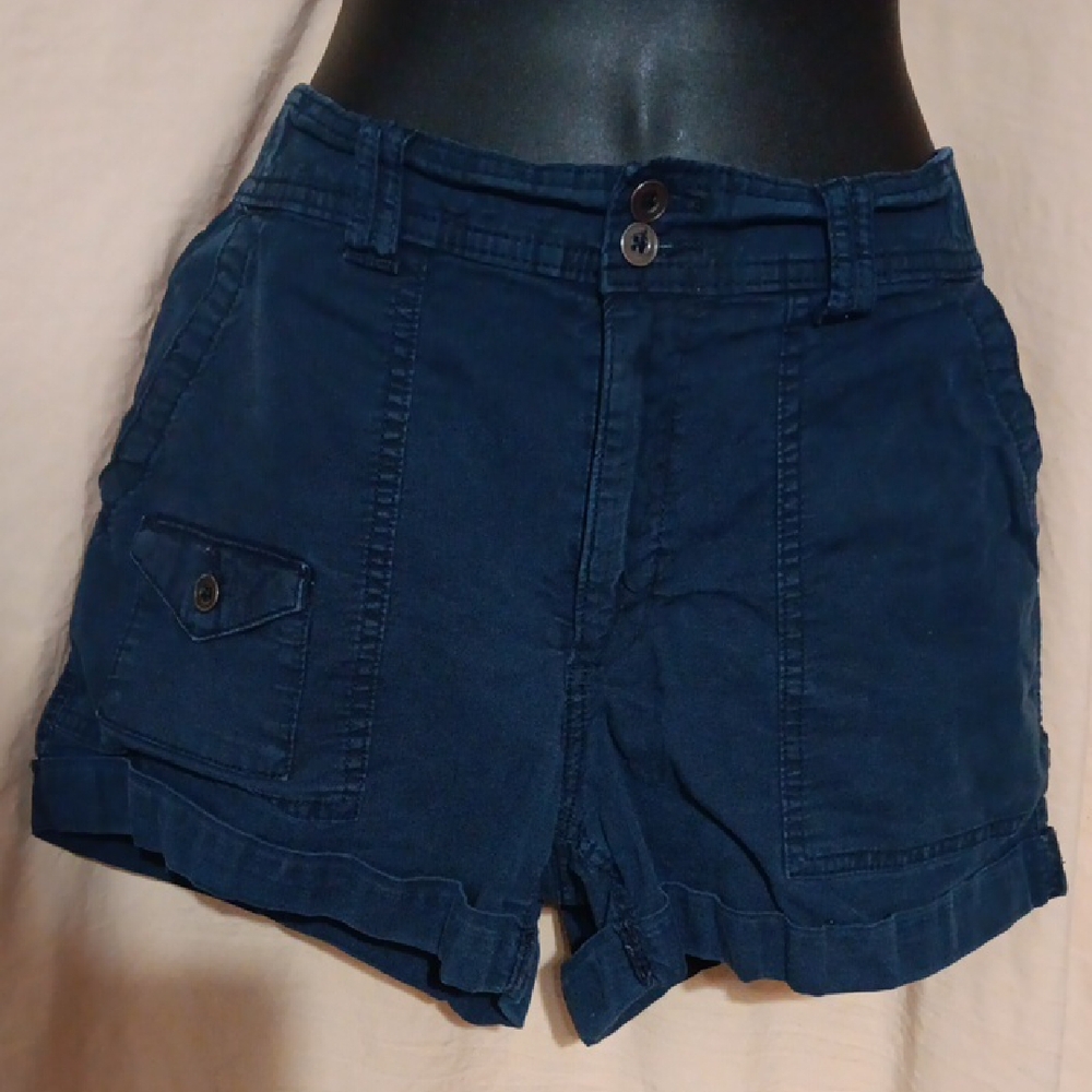 Women's Navy Casual Shorts